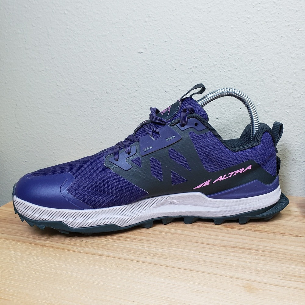 Altra Lone Peak 7 Trail Running Shoes Dark Purple Pink Outdoor Gorpcore Size 7.5 - Picture 9 of 11